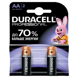 Duracell Professional AA 2шт. LR6/2BL