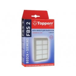TOPPERR 1102 FBS2 Hepa фильтр для BOSCH (1 шт.в уп.)