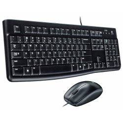 Logitech MK120 клав:черный мышь:черный/серый