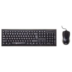 Oklick 620M клав:черный мышь:черный