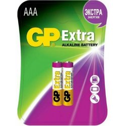 GP Extra Alkaline 24AX LR03 AAA 2шт