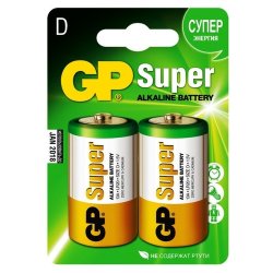 GP Super Alkaline 13A LR20 D 2шт