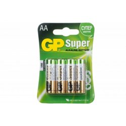 GP Super Alkaline 15A LR6 AA 8шт