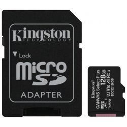 Kingston SDCS2/128GB CanvSelect Plus + adapter