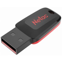 Netac 16Gb U197 NT03U197N-016G-20BK USB2.0 черный/красный