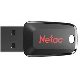 Netac 128Gb U197 NT03U197N-128G-20BK USB2.0 черный/красный